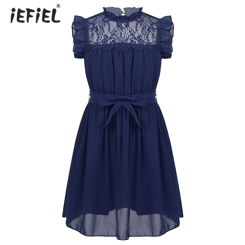 2020 Summer iefiel Kids Girls Sleeveless Casual Dresses Vestidos Knee Length Flounce Neckline Lace Front Chiffon Princess Dress, Burgundy
2020 Summer iefiel Kids Girls Sleeveless Casual Dresses Vestidos Knee Length Flounce Neckline Lace Front Chiffon Princess Dress, Burgundy