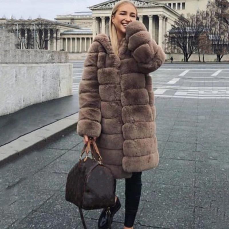 2020 Women Winter Artificial Fur Jacket Coat Outwear With Hooded Long Sleeve Fake Fur Coat Women Faux, Red
2020 Women Winter Artificial Fur Jacket Coat Outwear With Hooded Long Sleeve Fake Fur Coat Women Faux, Red