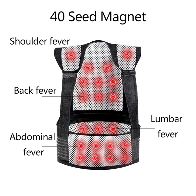 Magnetic Therapy Warm Vest Thermal Adjustable Shoulder Back Lumbar Abdominal Waistcoat For Winter Health Care, As pic
Magnetic Therapy Warm Vest Thermal Adjustable Shoulder Back Lumbar Abdominal Waistcoat For Winter Health Care, As pic