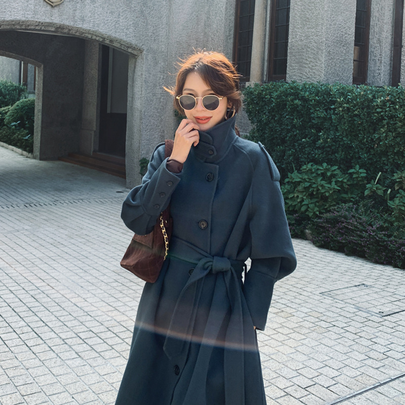 2020 New Winter Women Single Breasted Woolen Coat Female Solid Color Jacket Ladies Long Section Overcoat Girls Hooded Outwear, Blue
2020 New Winter Women Single Breasted Woolen Coat Female Solid Color Jacket Ladies Long Section Overcoat Girls Hooded Outwear, Blue