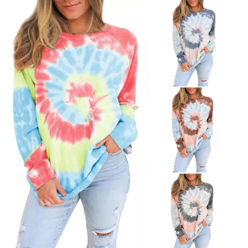 Gradient Long Sleeve Sweatshirt Women Fashion O Neck Tie-Dye Loose Hoodies Autumn Winter Female Plus Size Streetwear Sweatshirts, Grey
Gradient Long Sleeve Sweatshirt Women Fashion O Neck Tie-Dye Loose Hoodies Autumn Winter Female Plus Size Streetwear Sweatshirts, Grey
