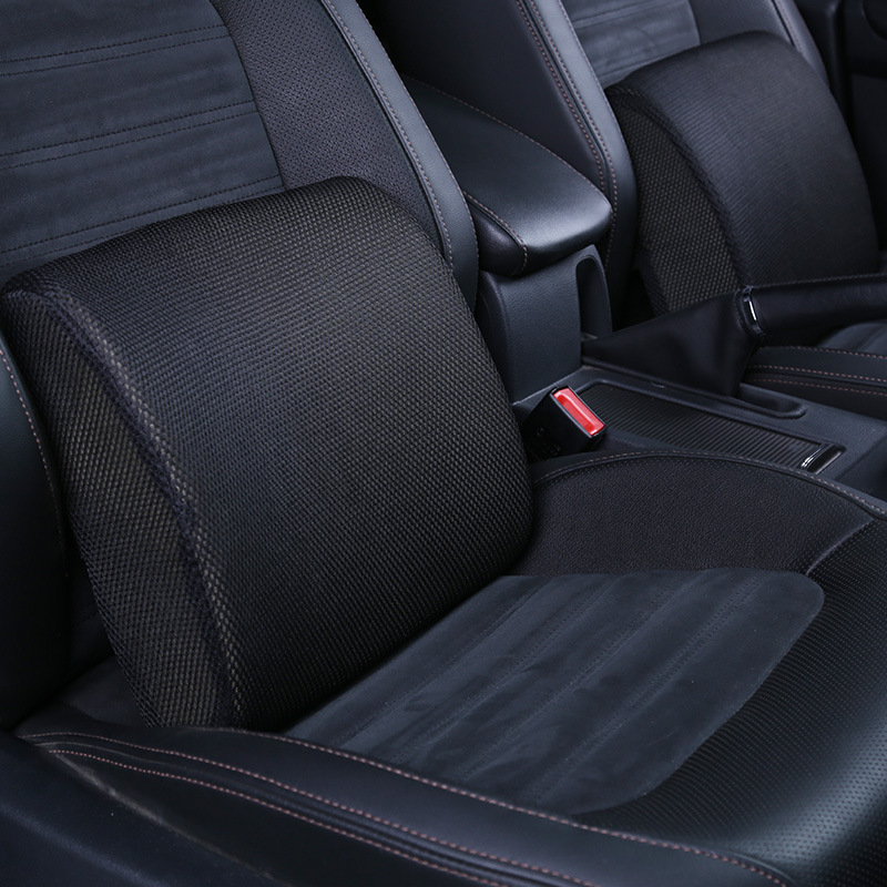 Universal Car Seat Support Cushion Back Pillow Chair Back Pillow Black 3D Mesh Cover and Memory Foam Core
Universal Car Seat Support Cushion Back Pillow Chair Back Pillow Black 3D Mesh Cover and Memory Foam Core