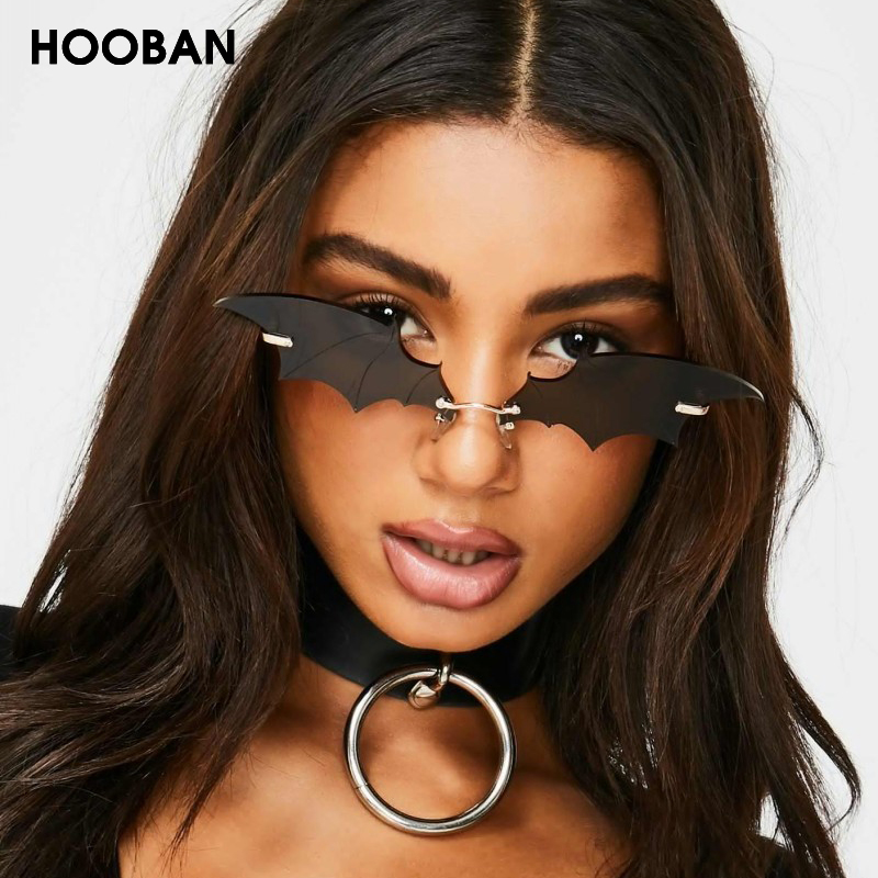 HOOBAN Unique Bat Shaped Sunglasses Women Fashion Brand Designer Sun Glasses For Female Vintage Rimless Eyewear Shade UV400
HOOBAN Unique Bat Shaped Sunglasses Women Fashion Brand Designer Sun Glasses For Female Vintage Rimless Eyewear Shade UV400