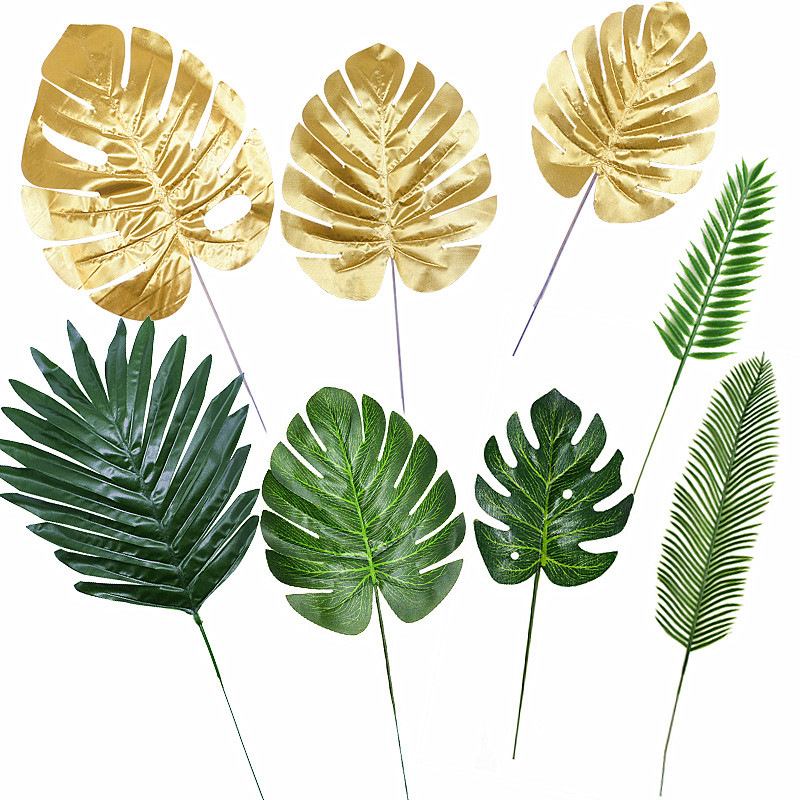 5/10pcs Artificial Gold Green Turtle Leaf Scattered Tail Leaf Fake Silk Plant For Wedding Birthday Party Home Decor Palm Leaves, B01-10pcs 
5/10pcs Artificial Gold Green Turtle Leaf Scattered Tail Leaf Fake Silk Plant For Wedding Birthday Party Home Decor Palm Leaves, B01-10pcs