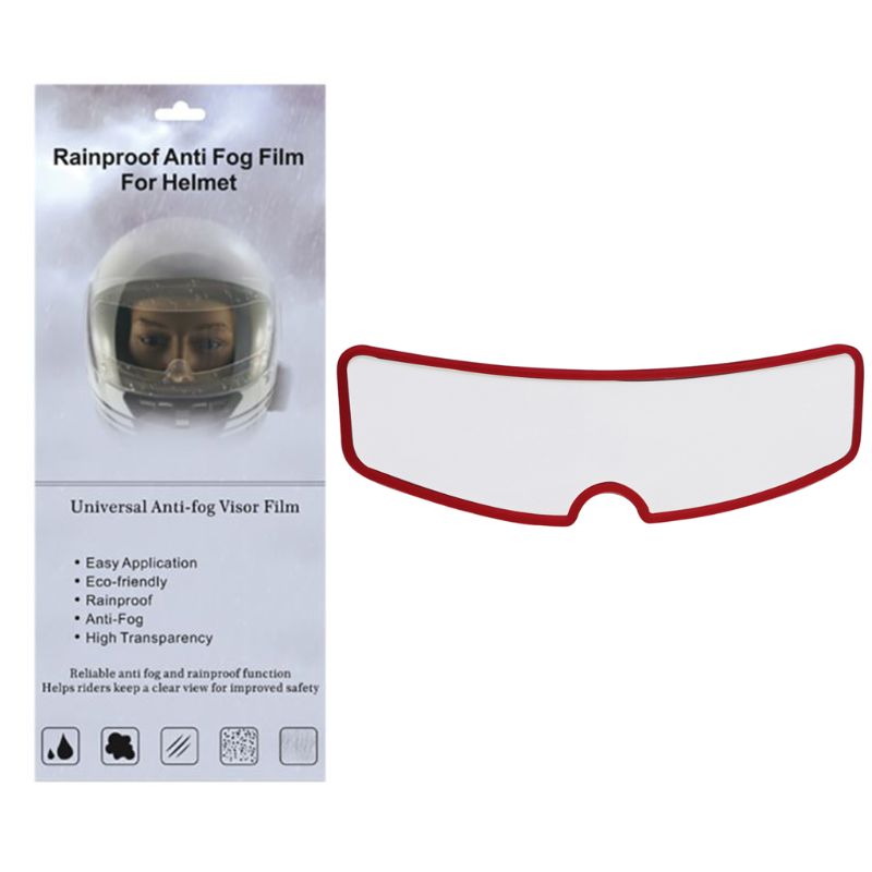 New Universal Helmet Rainproof And Fog-proof Lens Patch MotorcycleType Helmet Anti-rain Anti-fog Film Electric Car Half-helmet, White 
New Universal Helmet Rainproof And Fog-proof Lens Patch MotorcycleType Helmet Anti-rain Anti-fog Film Electric Car Half-helmet, White