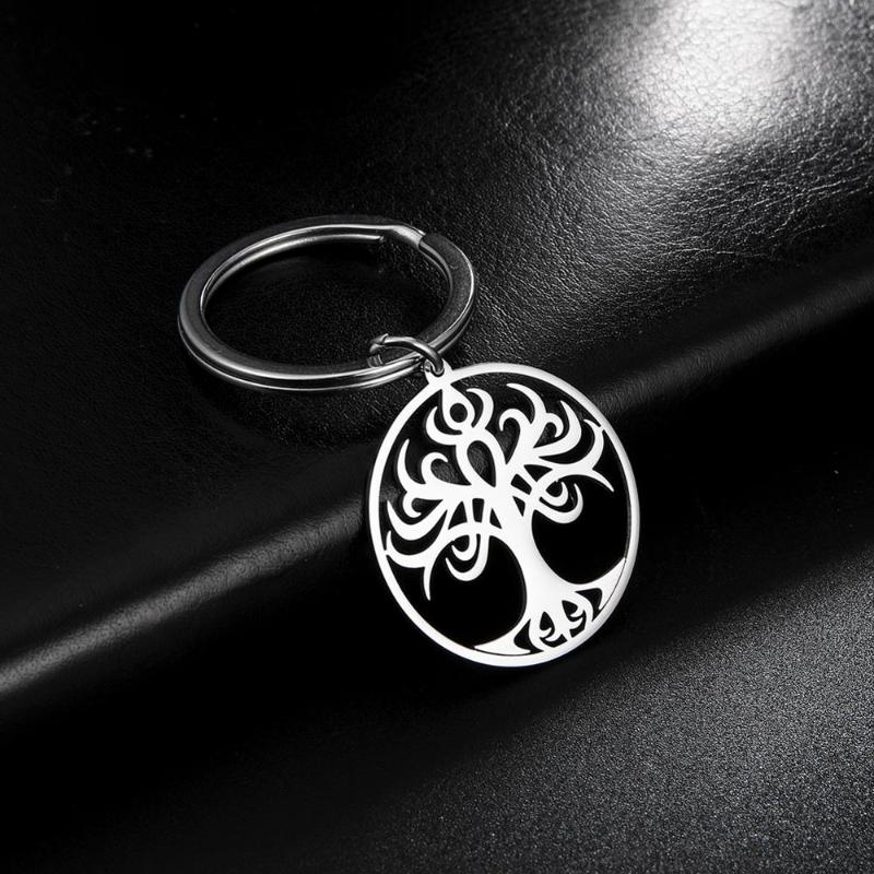 My Shape Stainless Steel Key Chain Women Tree of Life Key Ring Hollow Silver Color Cut Out Round Pendant Jewelry Keyholder Gift
My Shape Stainless Steel Key Chain Women Tree of Life Key Ring Hollow Silver Color Cut Out Round Pendant Jewelry Keyholder Gift