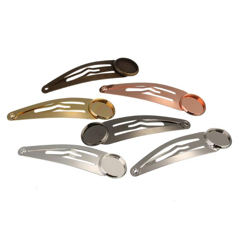 10PCS BB Hair Clips Sexy Sparkly Snap Hair Clips Hairpin Round Tray Bottom Disc Hairpin Metal Barrettes for DIY Beads
10PCS BB Hair Clips Sexy Sparkly Snap Hair Clips Hairpin Round Tray Bottom Disc Hairpin Metal Barrettes for DIY Beads