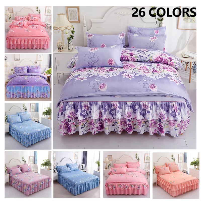 Lace sheets style Skin-friendly Brushed thickened bedding set duvet cover set flat sheet skirt bed cover + pillowcase, 01
Lace sheets style Skin-friendly Brushed thickened bedding set duvet cover set flat sheet skirt bed cover + pillowcase, 01