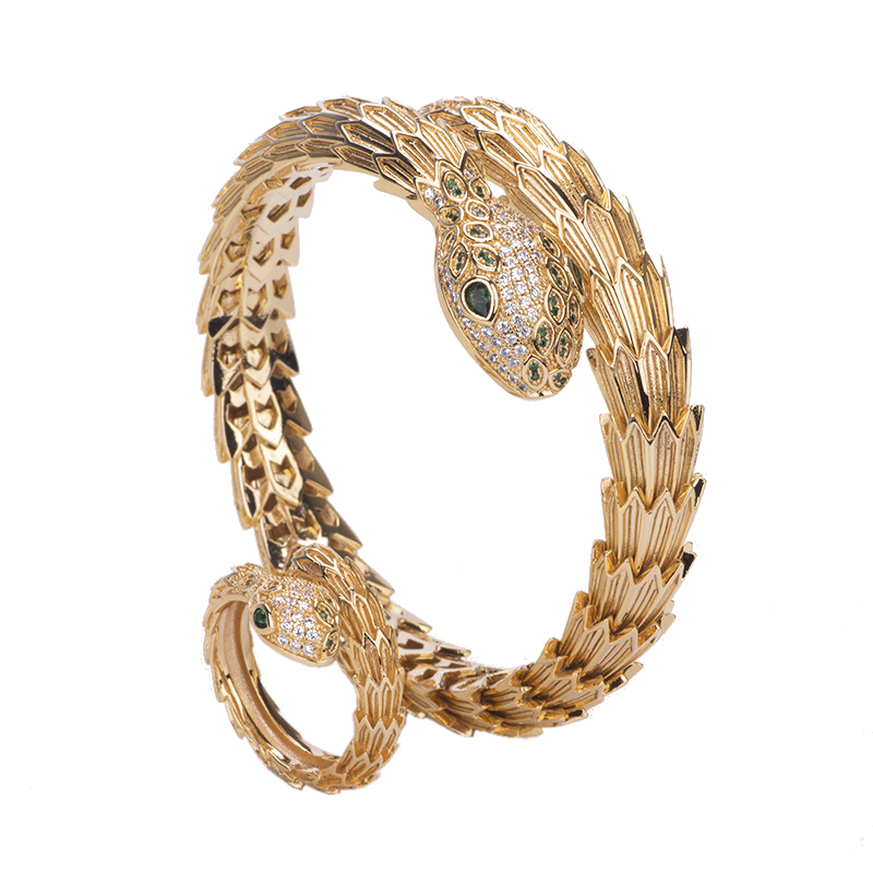 Luxury fashion high quality animal shape bracelet with ring copper material party gifts daily decorative jewelry
Luxury fashion high quality animal shape bracelet with ring copper material party gifts daily decorative jewelry