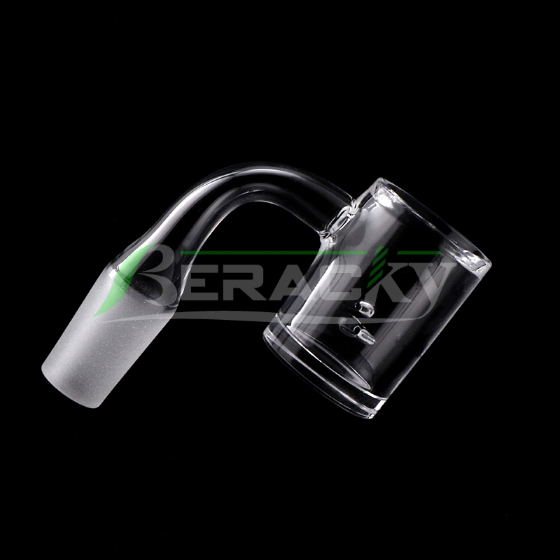 DHL!!! Beracky 3mm Wall 25mmOD Beveled Edge Quartz Banger With 2pcs Spinning Holes 10mm 14mm 18mm Male Female Quartz Banger Nails For Bongs
DHL!!! Beracky 3mm Wall 25mmOD Beveled Edge Quartz Banger With 2pcs Spinning Holes 10mm 14mm 18mm Male Female Quartz Banger Nails For Bongs