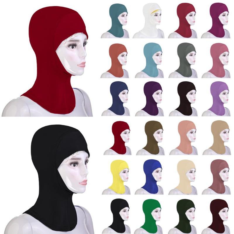 New Arab Muslim Soft Hijab Hat Inner Cap Under Scarf Bone Bonnet Ninja Soild Headscarf Full Head Cover Headwear Islamic Prayer
New Arab Muslim Soft Hijab Hat Inner Cap Under Scarf Bone Bonnet Ninja Soild Headscarf Full Head Cover Headwear Islamic Prayer