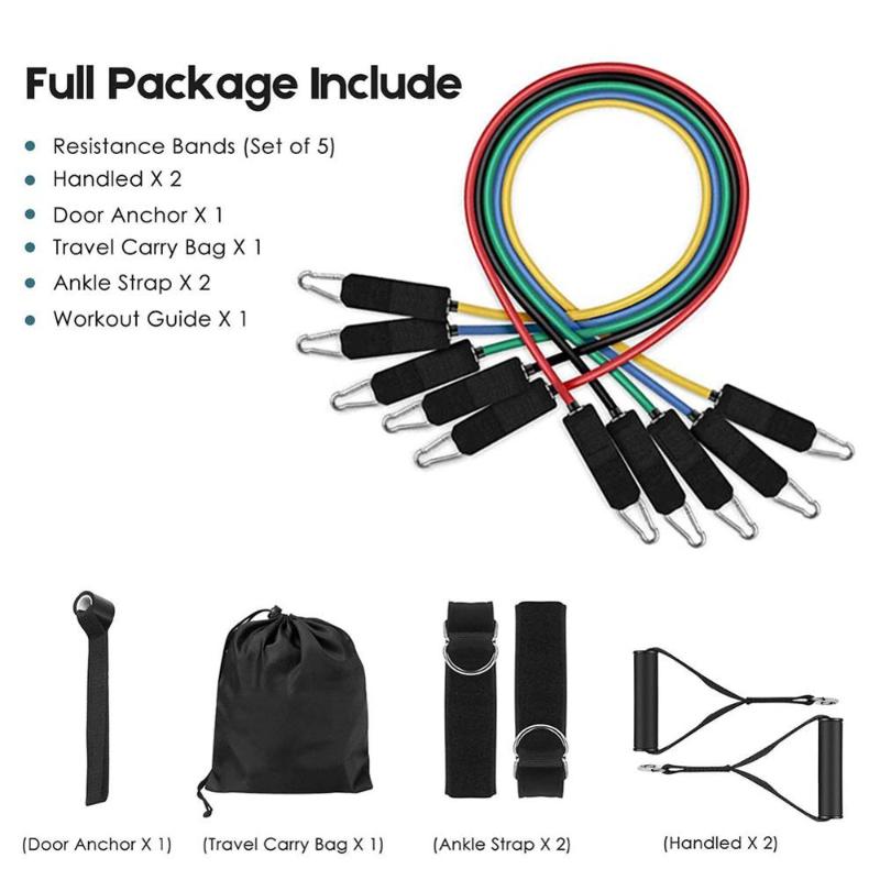 11pcs/set Elastic Resistance Bands Fitness Gym Strength Pull Rope Exercises Resistance Bands Fitness Stretch Pull Rope
11pcs/set Elastic Resistance Bands Fitness Gym Strength Pull Rope Exercises Resistance Bands Fitness Stretch Pull Rope