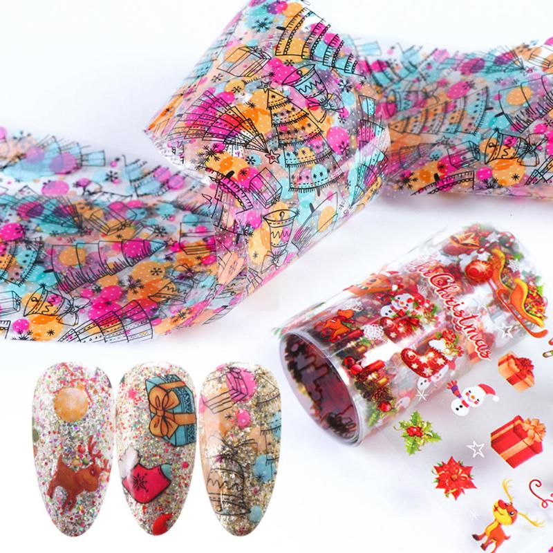 Nail Art Stickers 6 Sets Colorful Christmas Tree Printing Nail Transfers Decals Star Sky Sticker Paper Decor Supplies, Multi
Nail Art Stickers 6 Sets Colorful Christmas Tree Printing Nail Transfers Decals Star Sky Sticker Paper Decor Supplies, Multi
