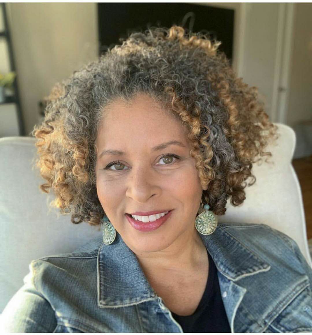 Afro Puff curly grey human hair puff drawstring ponytail clip in silver natural hair pony tail updo women afro gray hair extension