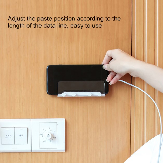 Phone Holder Mobile Stand For Wall Mount Holder Adhesive Stand Portable Phone Wall Charger Hook Holder Hanging
