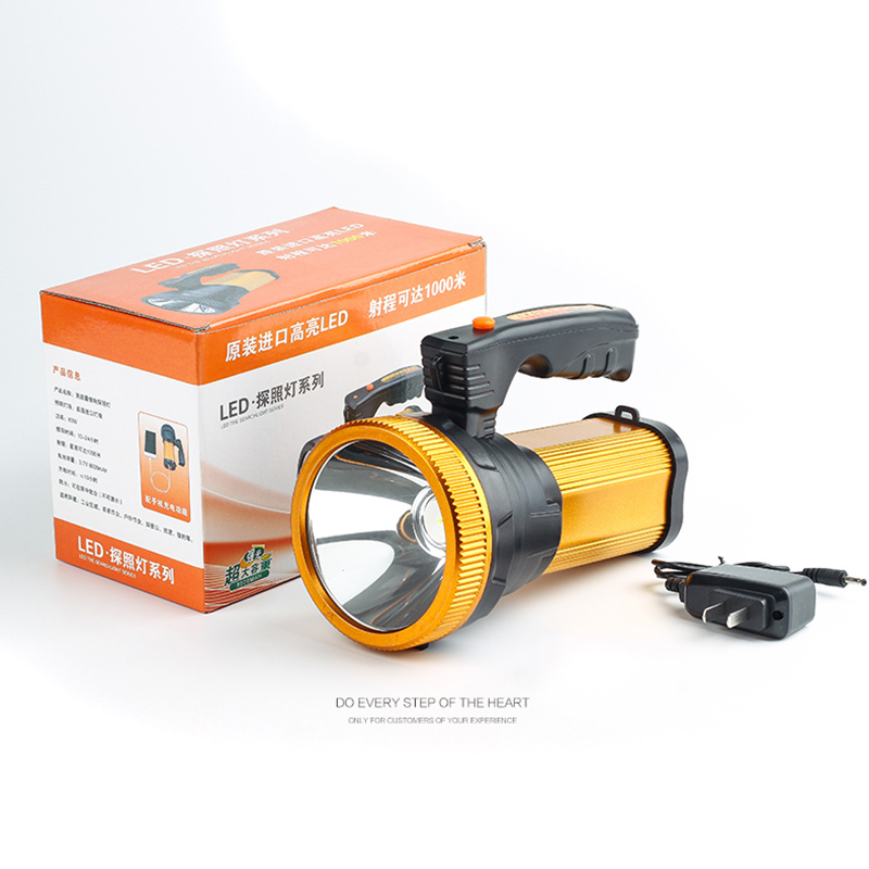 Newly LED Rechargeable Super Bright Searchlight Handheld Portable Spotlight XSD88
Newly LED Rechargeable Super Bright Searchlight Handheld Portable Spotlight XSD88
