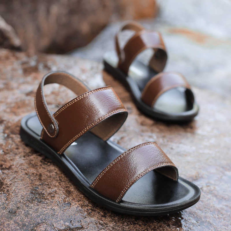Summer Sandals Men Leather Classic Roman Open-toed Slipper Outdoor Beach Rubber Summer Shoes Flip Flop Water Sandal
Summer Sandals Men Leather Classic Roman Open-toed Slipper Outdoor Beach Rubber Summer Shoes Flip Flop Water Sandal