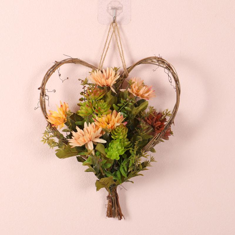 Heart-Shaped Autumn Chrysanthemum Succulent Wall Hanging Without Battery Shipped Halloween Family Decoration Garland, No lights
Heart-Shaped Autumn Chrysanthemum Succulent Wall Hanging Without Battery Shipped Halloween Family Decoration Garland, No lights