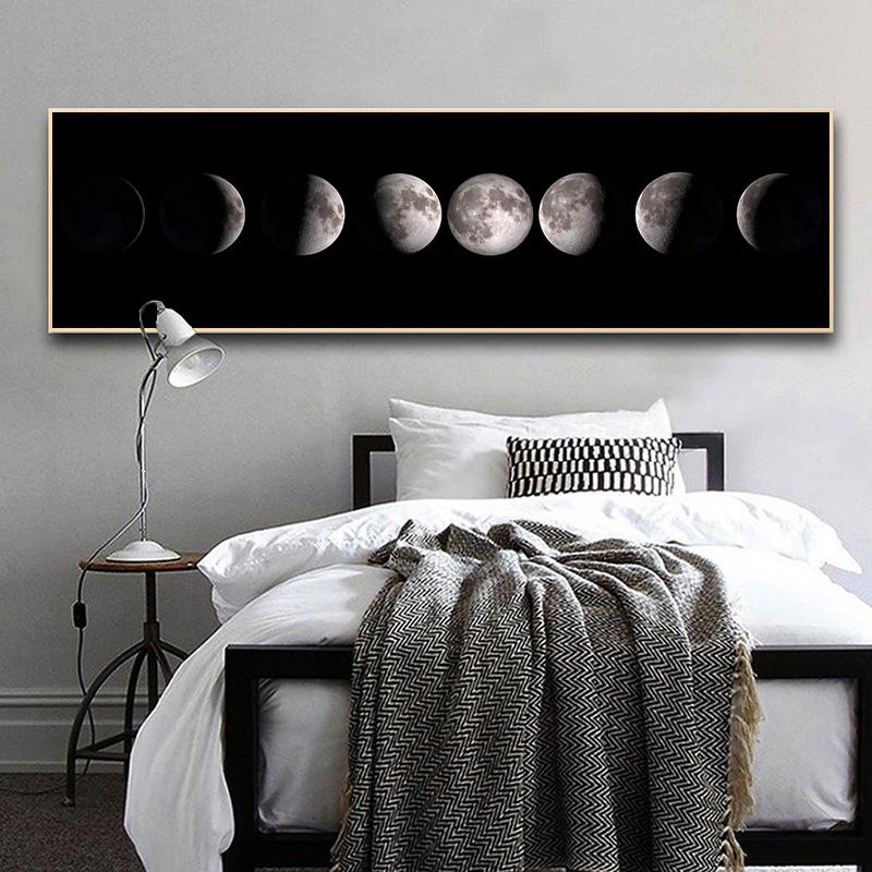 Moon Phase Canvas Poster Black White Art Print La Lune Long Painting Nordic Decoration Abstract Wall Picture for Living Room
Moon Phase Canvas Poster Black White Art Print La Lune Long Painting Nordic Decoration Abstract Wall Picture for Living Room