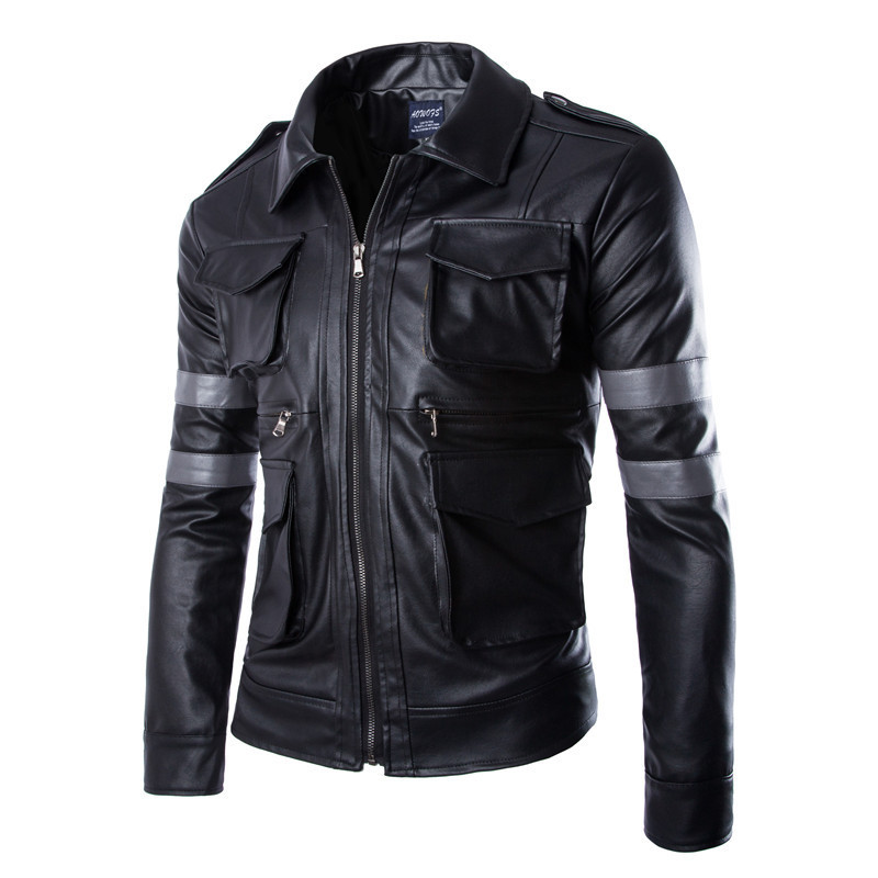 XMY3DWX 2020 Men's boutique autumn high-grade leather jackets / Male slim fit lapels leather coats / Men of high jackets, Black
XMY3DWX 2020 Men's boutique autumn high-grade leather jackets / Male slim fit lapels leather coats / Men of high jackets, Black