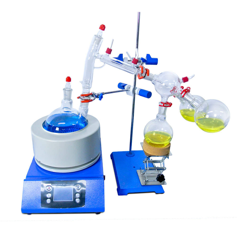 ZOIBKD Supply SPD-2L Short Path Distillation Complete Plant with Vacuum Pump and Cooler