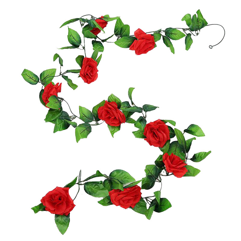 Artificial Flowers Rose Fake Flower silk Roses Vine plastic Plants fake flower for wedding party home Garland decor rose vine, Bai
Artificial Flowers Rose Fake Flower silk Roses Vine plastic Plants fake flower for wedding party home Garland decor rose vine, Bai