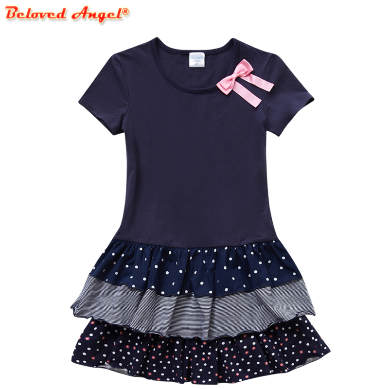 Summer New Fashion Baby Girls Kids Short Sleeve T-shirt Patchwork Dress Short Dresses Princess TUTU Dress for Party Wedding, Dblue
Summer New Fashion Baby Girls Kids Short Sleeve T-shirt Patchwork Dress Short Dresses Princess TUTU Dress for Party Wedding, Dblue