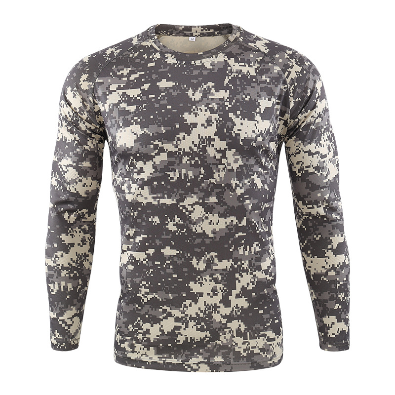 Men' Outdoor Camouflage Long Sleeve T-Shirt Spring Autumn Men Outdoor Running Quick Dry Tight Base Layer Sport Hunting T-Shirt, Green camouflage
Men' Outdoor Camouflage Long Sleeve T-Shirt Spring Autumn Men Outdoor Running Quick Dry Tight Base Layer Sport Hunting T-Shirt, Green camouflage