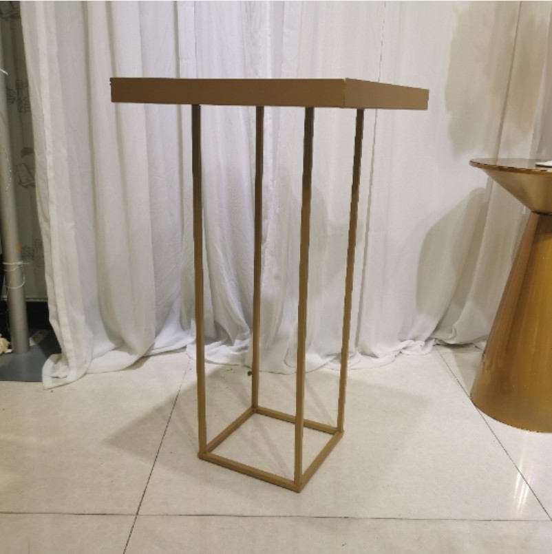 geometric iron crafts stand road lead stage flower stand candle rack wedding decoration big cake dessert table wedding centerpieces props