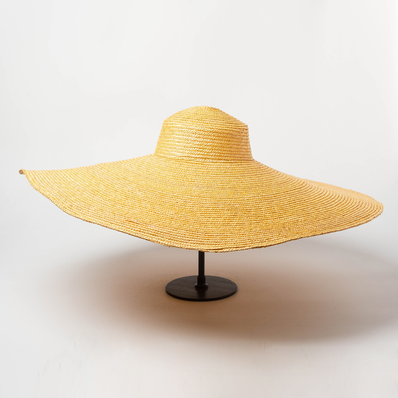 New Summer Oversize Beach Hats For Women 25CM Brim Large Straw Hat Sun Protection Fashion Party Travel Hat Dropshipping Y200716