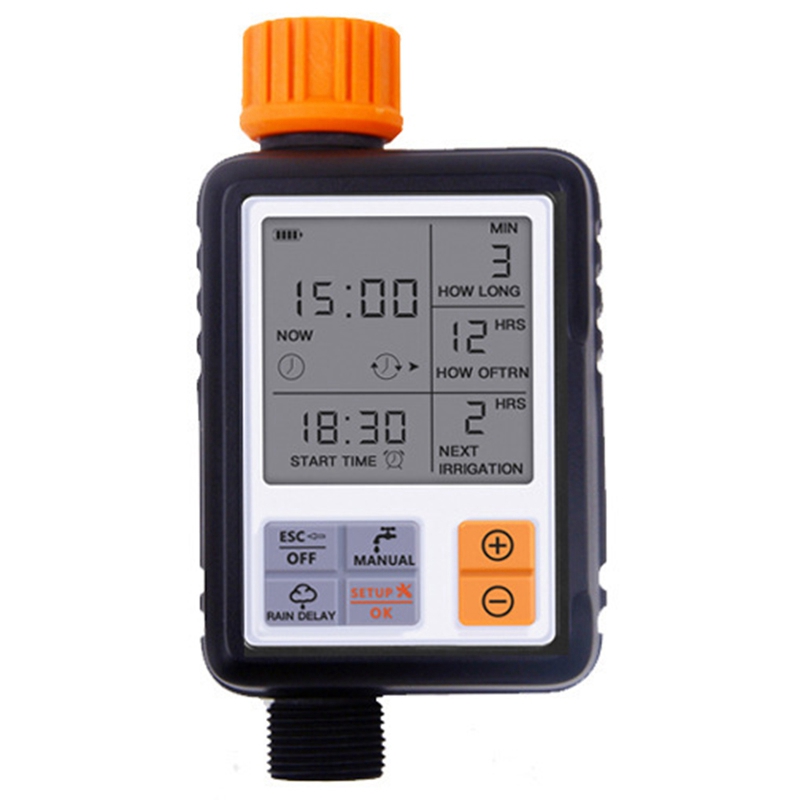 Automatic Electronic Water Timer Lcd Screen Sprinkler Controller Outdoor Garden Timer Automatic Watering Device Irrigation Tools
Automatic Electronic Water Timer Lcd Screen Sprinkler Controller Outdoor Garden Timer Automatic Watering Device Irrigation Tools