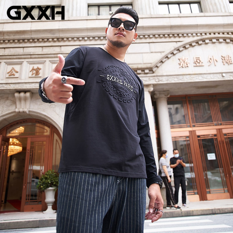 Oversized Mens Emboss T Shirt GXXH Autumn Large Size Male Long Sleeved T-shirt 7XL 260 Pounds Plus Size Big Man Tops Tees, T20403 black
Oversized Mens Emboss T Shirt GXXH Autumn Large Size Male Long Sleeved T-shirt 7XL 260 Pounds Plus Size Big Man Tops Tees, T20403 black