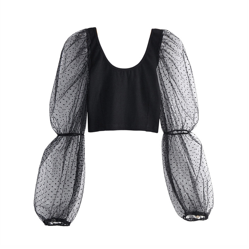 2020 fashion Elegant Square collar Black blouse transparent long lantern sleeve stylish female chic shirts tops blusas
2020 fashion Elegant Square collar Black blouse transparent long lantern sleeve stylish female chic shirts tops blusas