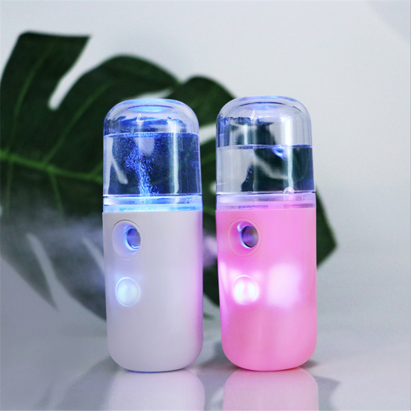 Portable Mini Air Humidifier USB 25ML Handheld Beauty Spray Apparatus Nano Spray Water Diffuser Milk Oil Steamed Face Hydrating Facial Steam