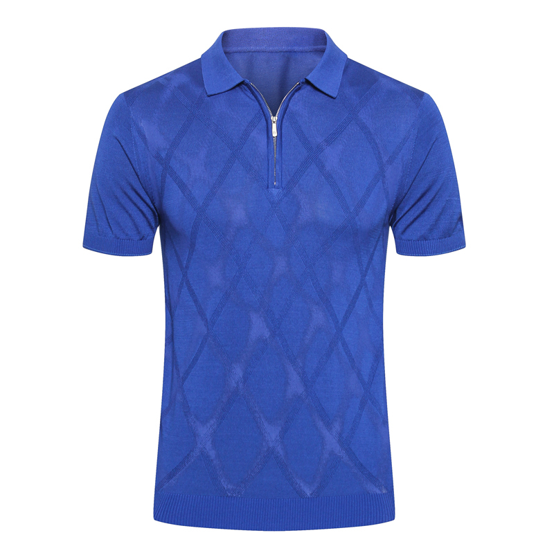 Billionaire Polo shirt silk men 2020 summer new Business fashion Breathable elasticity zippers thin printing -5XL free shipping, Color blue
Billionaire Polo shirt silk men 2020 summer new Business fashion Breathable elasticity zippers thin printing -5XL free shipping, Color blue