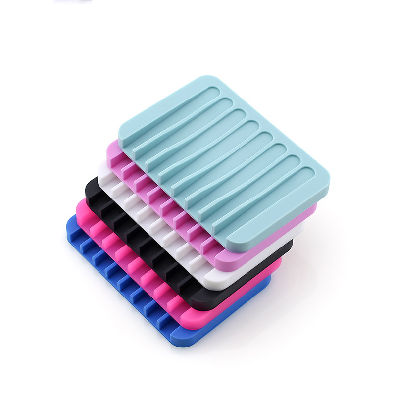 Silicone Soap Dishes Water Drainage Anti Skid Soap Box Bathroom Soap Holders Home Bathroom Soaps Case Bath Supplies 16 Colors BH1105 DBC
Silicone Soap Dishes Water Drainage Anti Skid Soap Box Bathroom Soap Holders Home Bathroom Soaps Case Bath Supplies 16 Colors BH1105 DBC