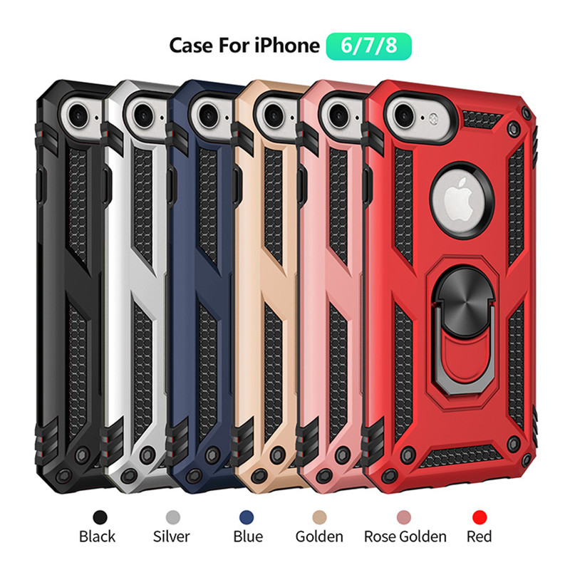 Ring Bracket Phone Case For iPhone6 6Plus Cover for iPhone7 7Plus Case Shell For iPhone8 8Plus Shockproof Protection Case Ring Stand
Ring Bracket Phone Case For iPhone6 6Plus Cover for iPhone7 7Plus Case Shell For iPhone8 8Plus Shockproof Protection Case Ring Stand