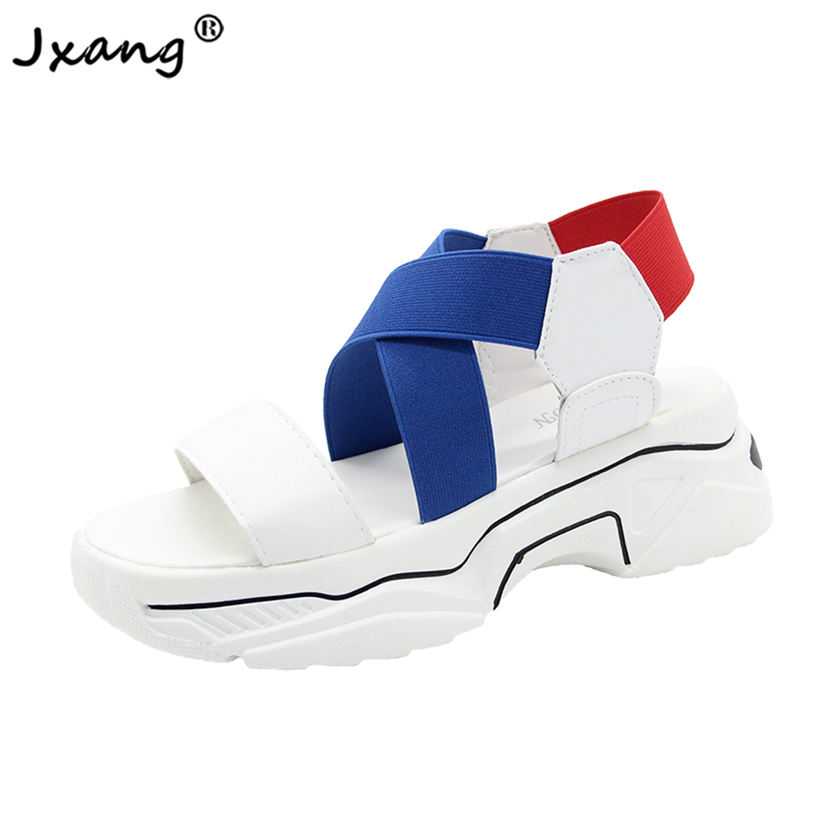JXANG New 2020 Summer Women's Sandals High Heels Casual Sandals For Women Beach Sandal Wedge Platform White mujer Sandalias Y200620, Black
JXANG New 2020 Summer Women's Sandals High Heels Casual Sandals For Women Beach Sandal Wedge Platform White mujer Sandalias Y200620, Black