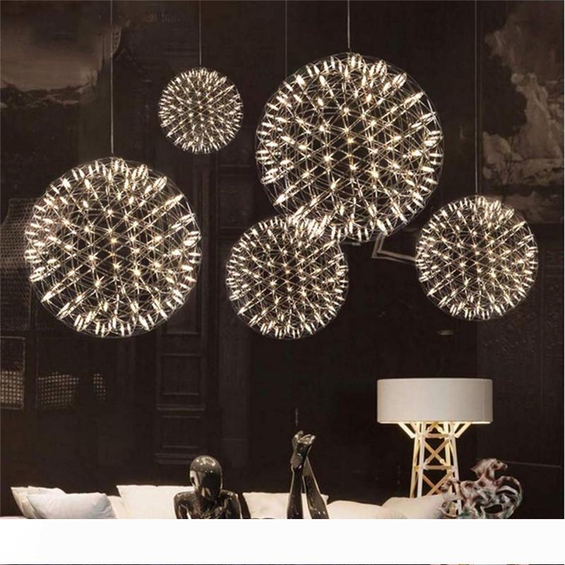 Modern Living Room Pendant Lamp LIghts Stainless Steel Ball Led Chandelier Firework Lamps Restaurant Villa Hotel Project Pendant Lights
Modern Living Room Pendant Lamp LIghts Stainless Steel Ball Led Chandelier Firework Lamps Restaurant Villa Hotel Project Pendant Lights