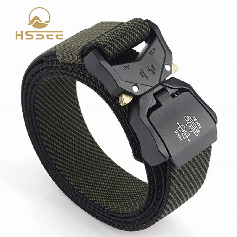 HSSEE Fashion Twill Elastic Nylon Belt Hard Metal Buckle High Quality Elastic Nylon Belt Quick Release Buckle Army, Blue
HSSEE Fashion Twill Elastic Nylon Belt Hard Metal Buckle High Quality Elastic Nylon Belt Quick Release Buckle Army, Blue