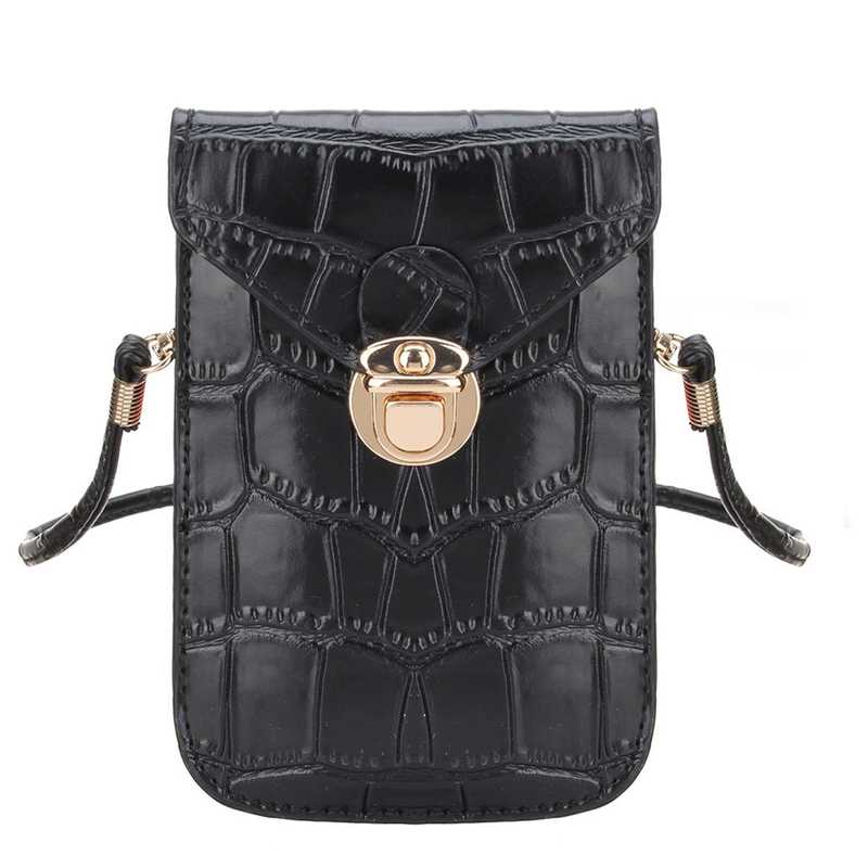 Silver Mobile Phone Mini Bags Small Clutches Shoulder Bag Crocodile Leather Women Handbag Black Clutch Purse Handbag Flap Black
Silver Mobile Phone Mini Bags Small Clutches Shoulder Bag Crocodile Leather Women Handbag Black Clutch Purse Handbag Flap Black