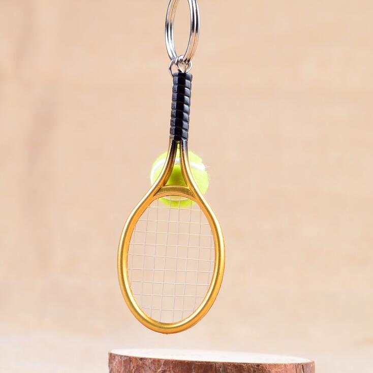 Epacket DHL free shipping Mini tennis tennis racket keychain creative personality DAKR158 mix order key chain Keychain