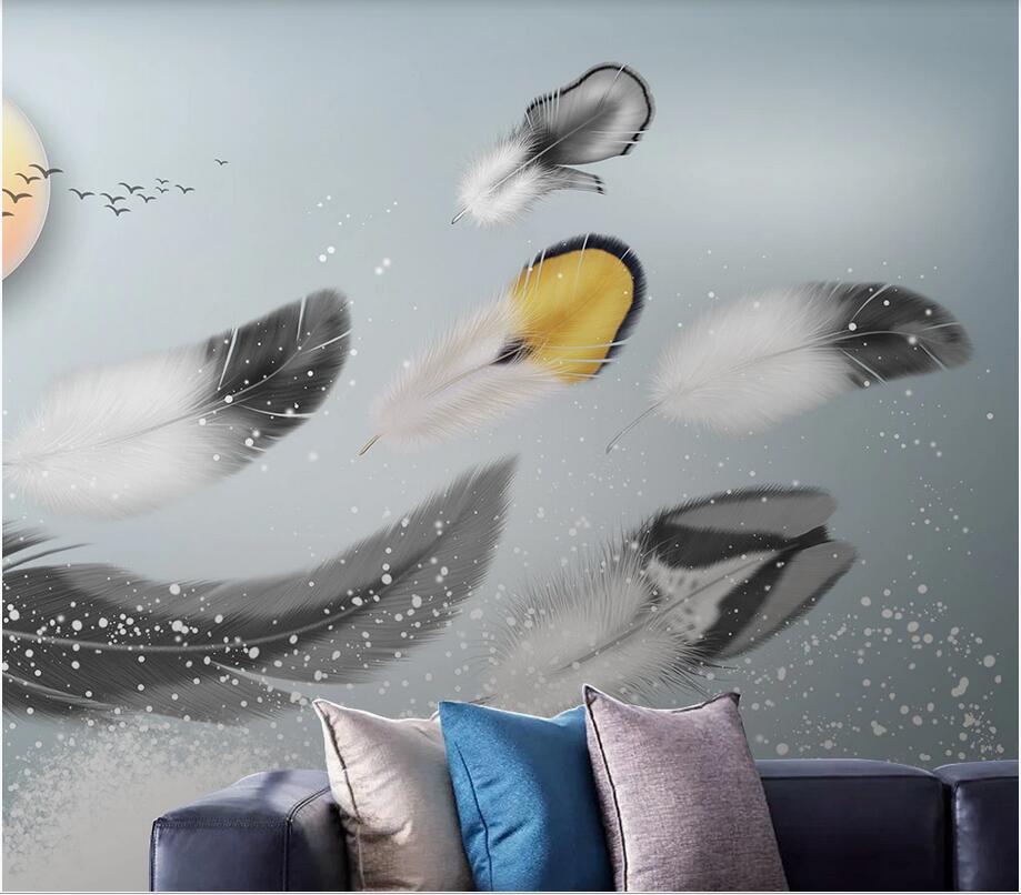 3d wallpaper custom photo Nordic minimalist light luxury color feather background wall mural wallpaper for wall 3d furniture wallpaper, Non woven
3d wallpaper custom photo Nordic minimalist light luxury color feather background wall mural wallpaper for wall 3d furniture wallpaper, Non woven