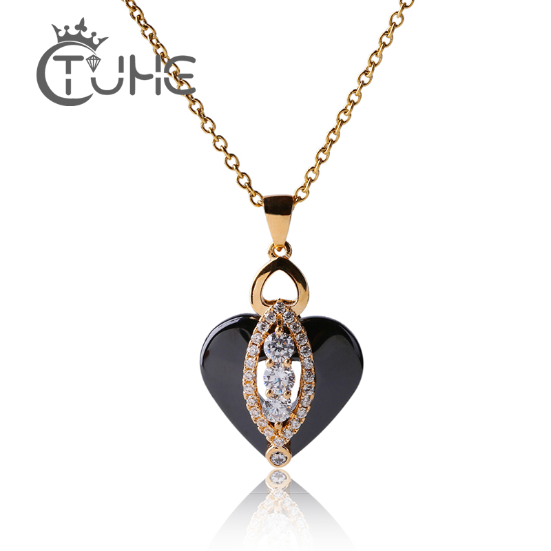 Rose Gold Crystal Heart Pendant Luxury Crystal Jewelry Love Heart Ceramic Necklaces Valentine's Day Mother Gift Wedding Jewelry
Rose Gold Crystal Heart Pendant Luxury Crystal Jewelry Love Heart Ceramic Necklaces Valentine's Day Mother Gift Wedding Jewelry