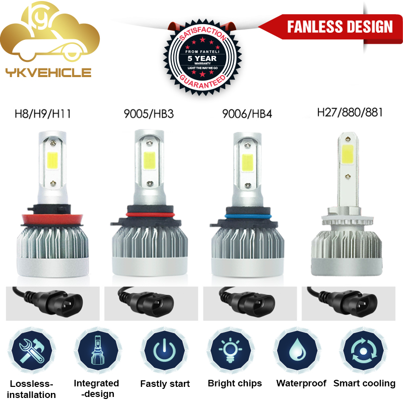 YKVEHICLE S3 H11 9005 9006 5202 880 Used for headlights 12V 6000K white light H11 9005 9006 5202 880 Super bright light
YKVEHICLE S3 H11 9005 9006 5202 880 Used for headlights 12V 6000K white light H11 9005 9006 5202 880 Super bright light