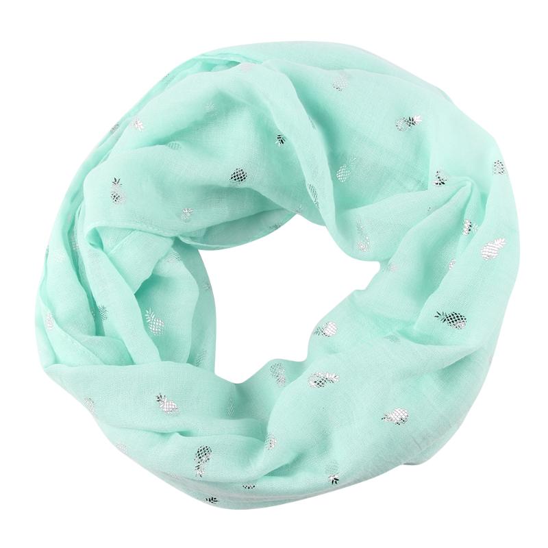 FOXMOTHER New Summer Fashionable Pink White Mint Color Shiny Foil Sliver Pineapple Circle Scarfs Ring Loop Foulard For Ladies G
FOXMOTHER New Summer Fashionable Pink White Mint Color Shiny Foil Sliver Pineapple Circle Scarfs Ring Loop Foulard For Ladies G