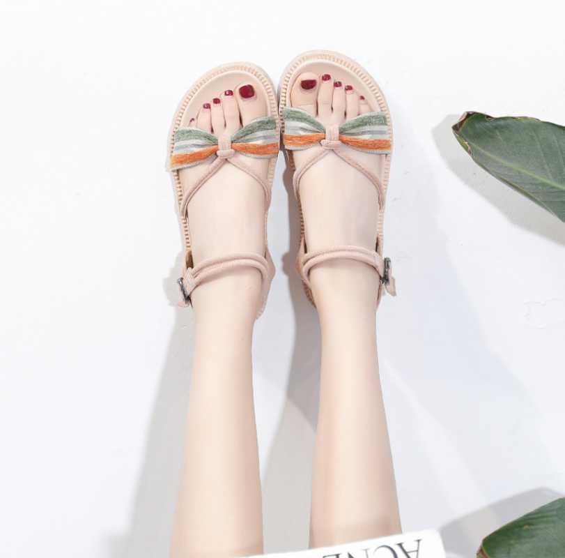 Summer sandals fashion flat women's comfortable soft large Retro beach shoes sandals wedges fashion woman big shoes hot, Black 
Summer sandals fashion flat women's comfortable soft large Retro beach shoes sandals wedges fashion woman big shoes hot, Black