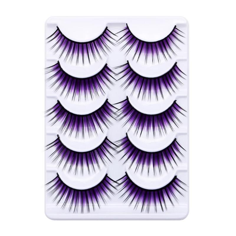 5Pairs 3D Colorful Mink Lashes Long Thick Fake Eye Lash Makeup Stage Party Eyelash Extension Dramatic Volume Silk Eyelashes
5Pairs 3D Colorful Mink Lashes Long Thick Fake Eye Lash Makeup Stage Party Eyelash Extension Dramatic Volume Silk Eyelashes