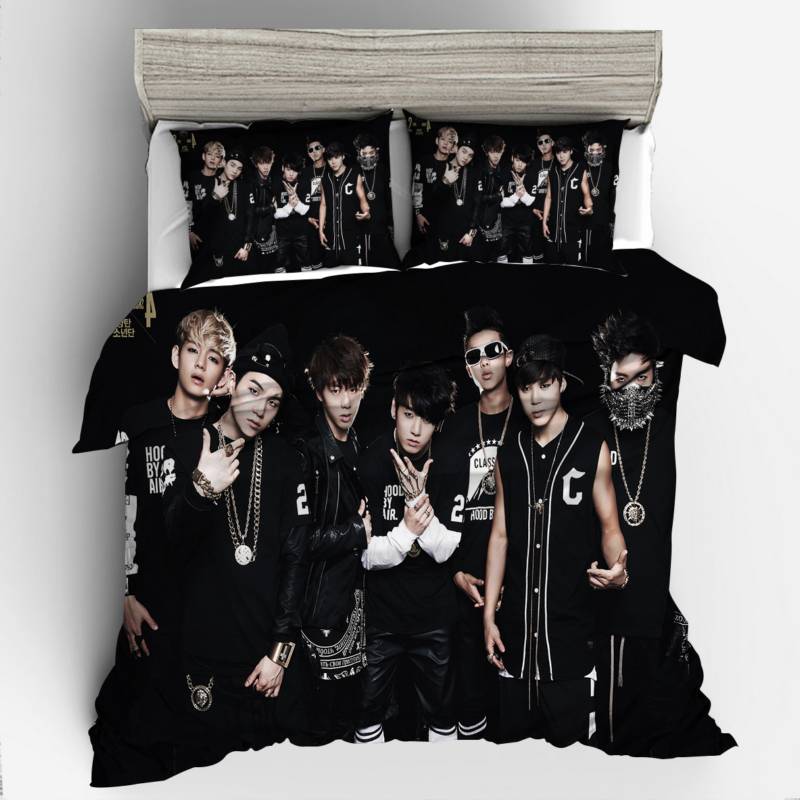 BTS N03 Korean celebrity Dropshipping 3D Bedding Set Queen Size Duvet Cover set comforter cover set bedclothes Home room Textiles
BTS N03 Korean celebrity Dropshipping 3D Bedding Set Queen Size Duvet Cover set comforter cover set bedclothes Home room Textiles