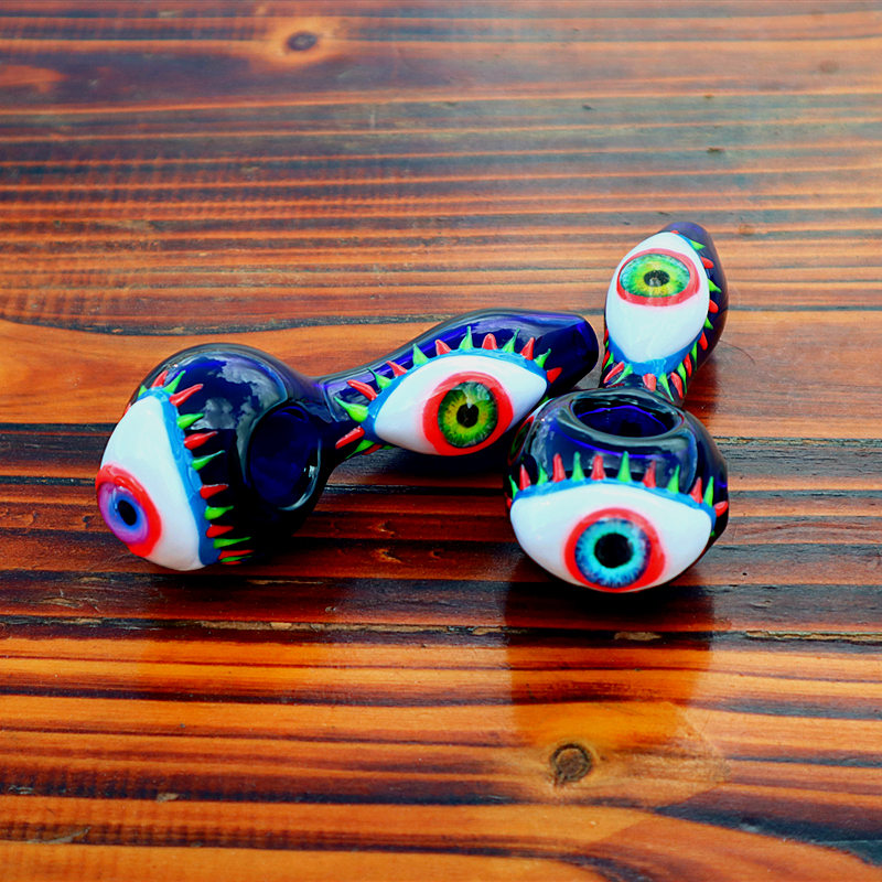 Glowing in the dark eyes glass hand pipes dry herb tobacco pipe hand smoking pipe dab rig type smoke glass pipe
Glowing in the dark eyes glass hand pipes dry herb tobacco pipe hand smoking pipe dab rig type smoke glass pipe
